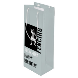 Fencing Wine Gift Bag