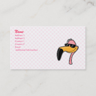 Fender Flamingo Business Card