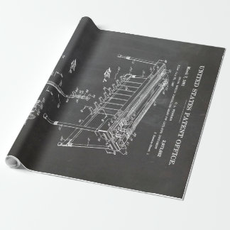 Fender Steel Guitar Patent- Cute Guitar Lover Gift Wrapping Paper