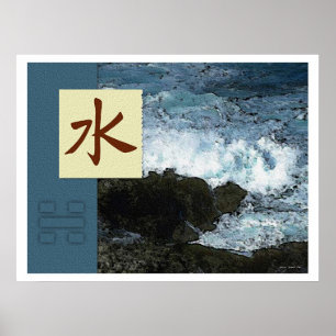 Feng Shui: Bagua Images: Water Landscape Poster