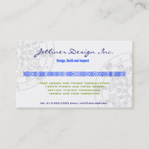 Feng-Shui, Interior design Consulting Inc. Business Card