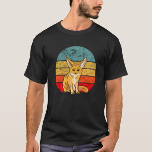 Fennec Fox Animal Fennec Fox Owner Retro Vintage T-Shirt