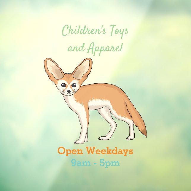 Fennec fox cartoon illustration (Sheet 3)
