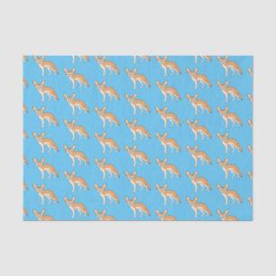 Fennec fox cartoon illustration tissue paper