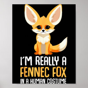Fennec Fox Costume Girls Fox  Poster