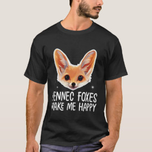 Fennec Fox Cute Fennic Foxes Fenec Animal Fox T-Shirt