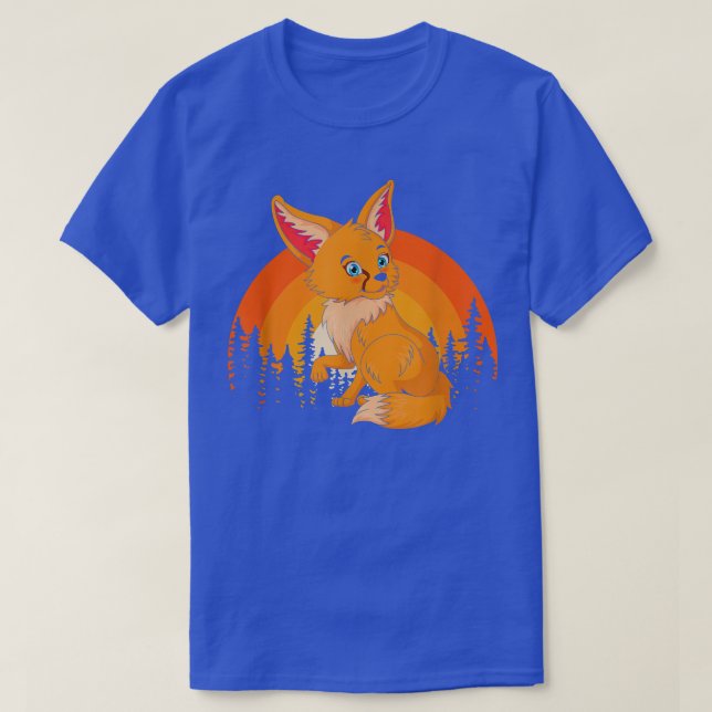 Fennec Fox Cute Foxes T-Shirt (Design Front)