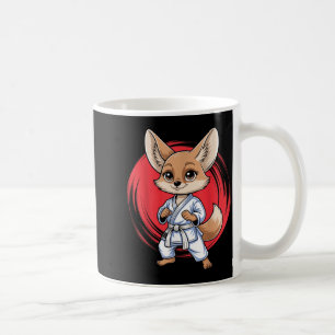 Fennec Fox Martial Arts Karate Jiu-Jitsu Judo Coffee Mug