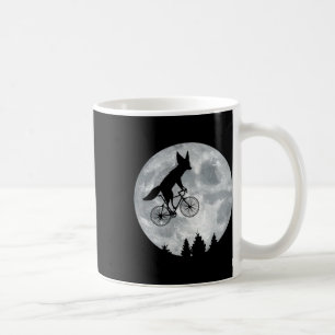 Fennec Fox Riding Moon Bike Halloween Lunar Cyclin Coffee Mug