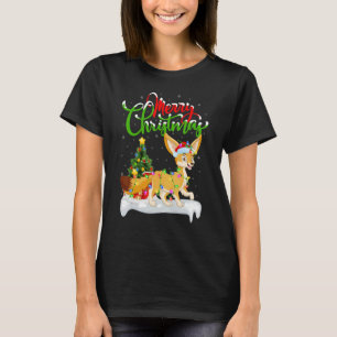 Fennec Fox Xmas Decorations Santa Fennec Fox Chr T-Shirt