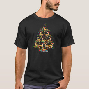 Fennec Fox Xmas Tree Lighting Santa Fennec Fox Chr T-Shirt