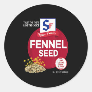 Fennel Seed Halloween Sce Costume Group Matching  Classic Round Sticker
