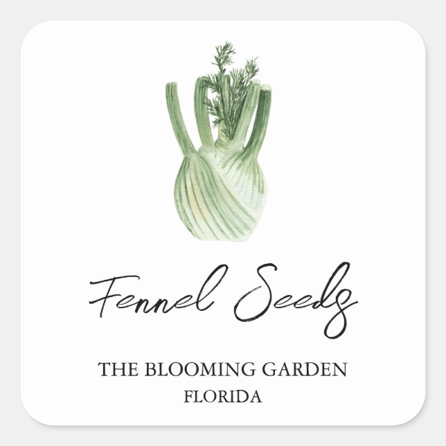 Fennel Seeds label (Front)