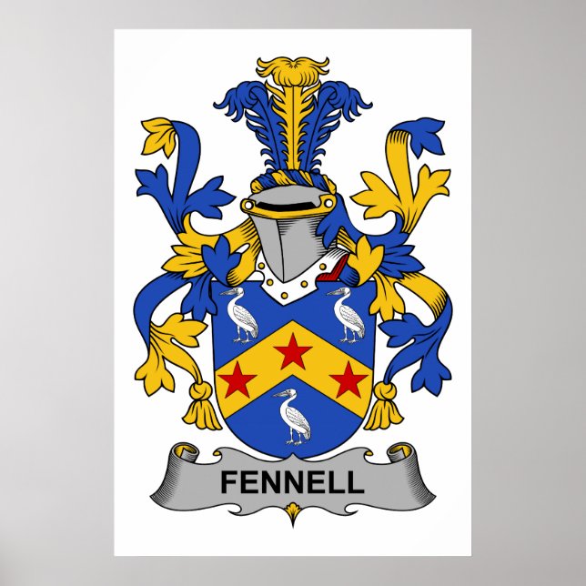 Fennell Family Crest Poster (Front)