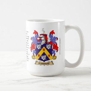 Fennell, the Origin, the Meaning and the Crest Coffee Mug