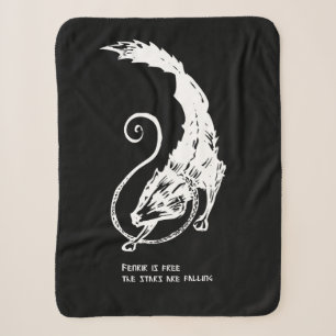 Fenrir Fenris is free dog viking norse mythology Sherpa Blanket