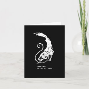 Fenrir Fenris is free dog viking norse mythology Thank You Card