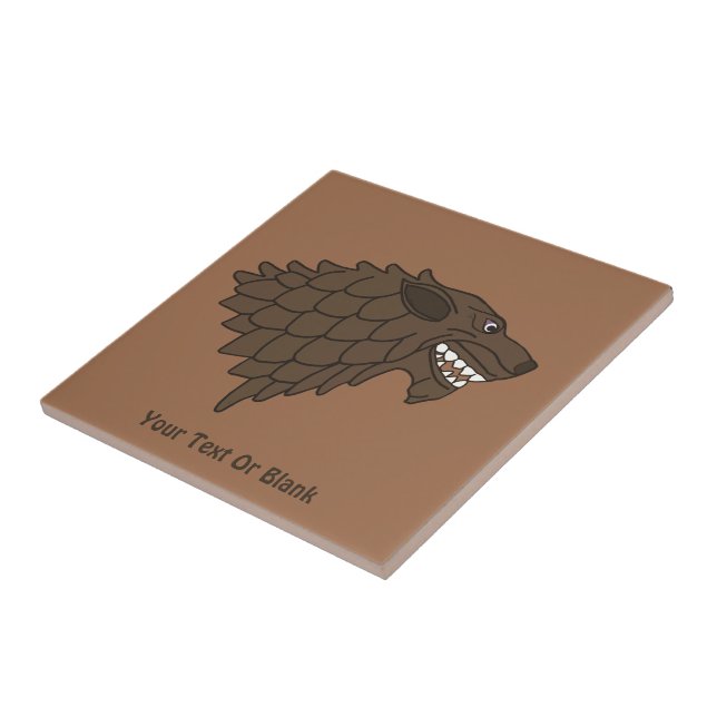 Fenrir/Fenriswolf Ceramic Tile (Side)