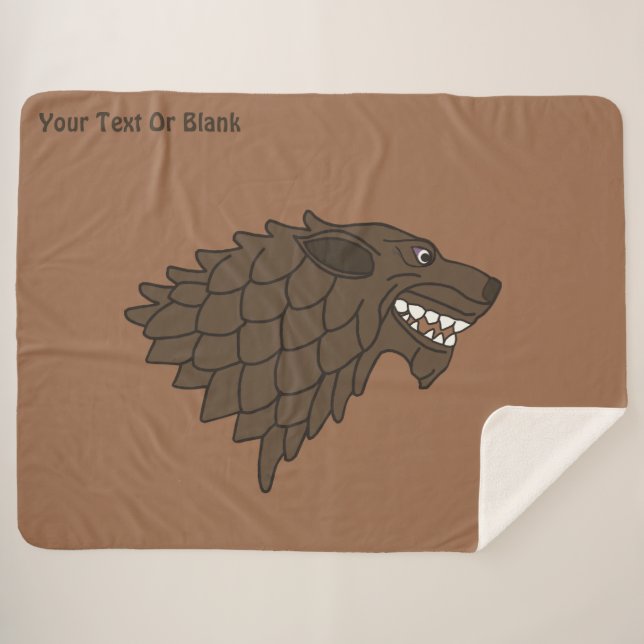 Fenrir/Fenriswolf Sherpa Blanket (Front (Horizontal))
