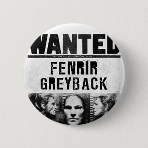 Fenrir Greyback Wanted Poster 6 Cm Round Badge