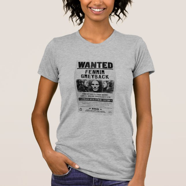 Fenrir Greyback Wanted Poster T-Shirt (Front)