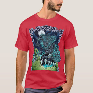 Fenriswolf in Asgard Fenrir T-Shirt