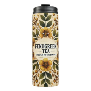 Fenugreek Tea Design AI art Thermal Tumbler
