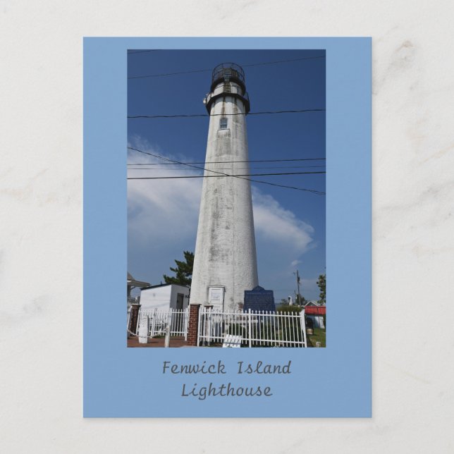 Fenwick Island Lighthouse Postcard (Front)