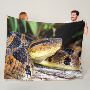 FER-DE-LANCE FLEECE BLANKET