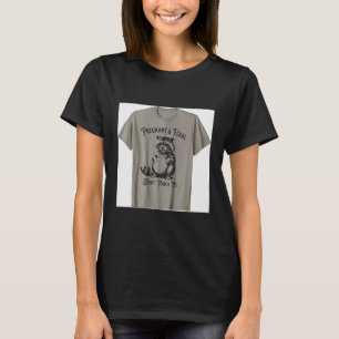 Feral And Pregnant Dont Touch Me Funny Pregnancy H T-Shirt