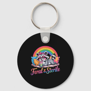 Feral and sterile hysterectomy recovery key ring