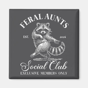 Feral Aunts Cool Racoon Baby Announcement Aunt To Magnet