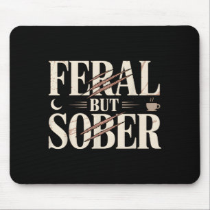Feral but sober scratch marks raccoon possum trash mouse pad