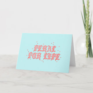 Feral for life card