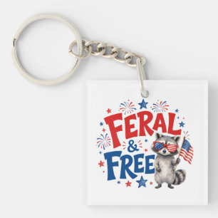 Feral & Free Key Ring