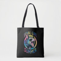 Feral Girl Summer Opossum Tie Dye Racoon