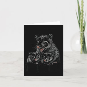 Feral Mom Ossum Funny Animal Quote Mother’s Day Card