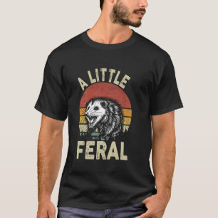 Feral Opossum Graphic A Little Feral Toddler Boy M T-Shirt