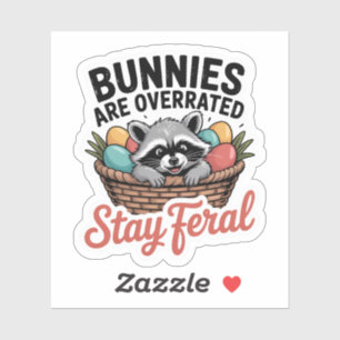 Feral Raccoon Easter PNG, Funny Retro Shirt Graphi
