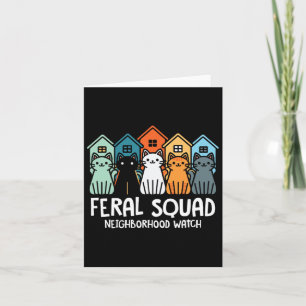 Feral Squad Neighbourhood Watch Feral Cat Adoption Card