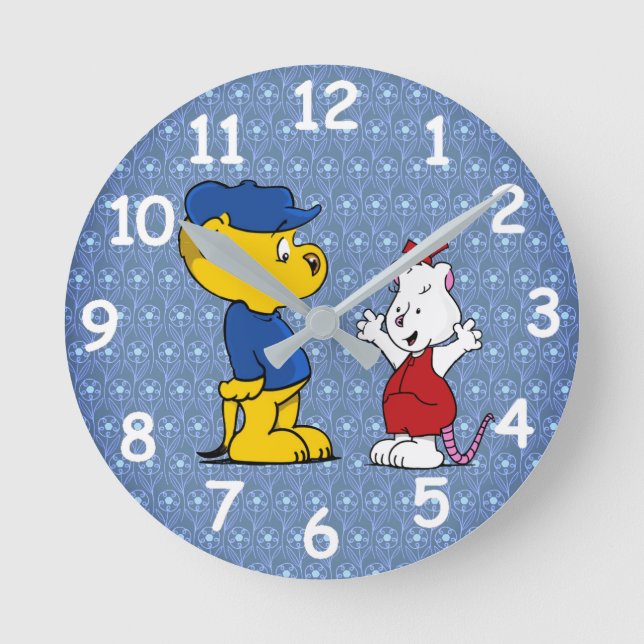 Ferald and Pozzum Round Clock (Front)