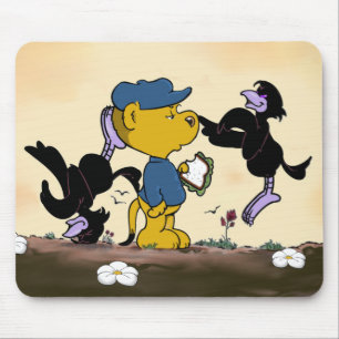Ferald and the Pesky Crows Mouse Pad