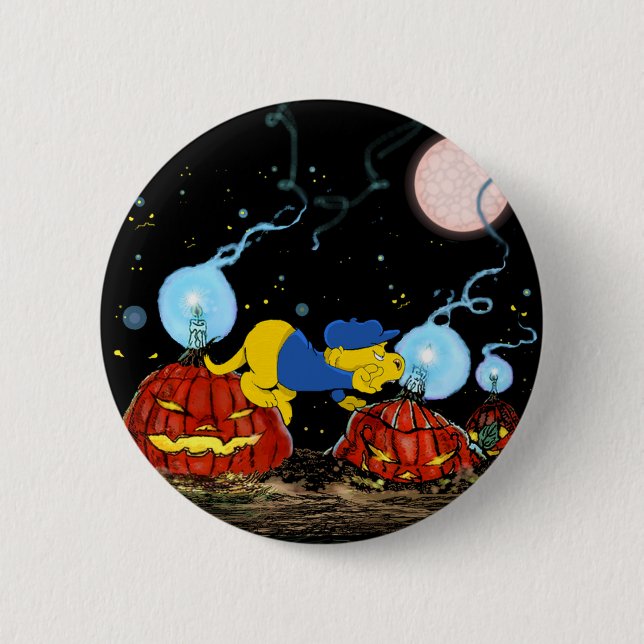 Ferald and The Rotten Pumpkins Button (Front)