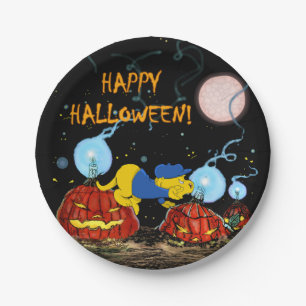 Ferald and The Rotten Pumpkins Halloween Party Paper Plate