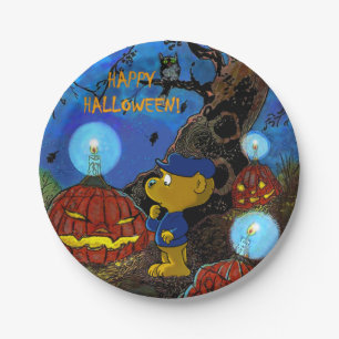 Ferald and The Rotten Pumpkins Halloween Party Paper Plate