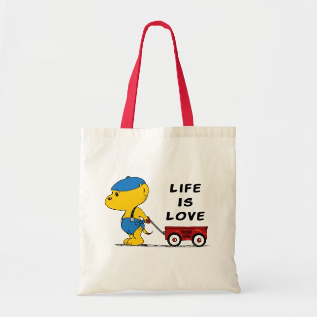Ferald Baby | Life Is Love Tote Bag (Front)