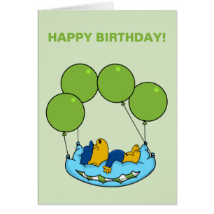 Ferald   Birthday Balloon Card
