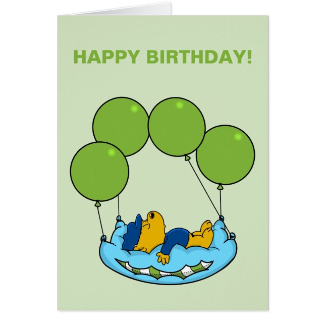 Ferald | Birthday Balloon Card (Front)