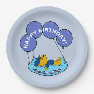 Ferald   Birthday Balloon Paper Plate