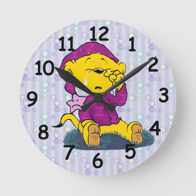 Ferald Crying  Round Clock (Front)